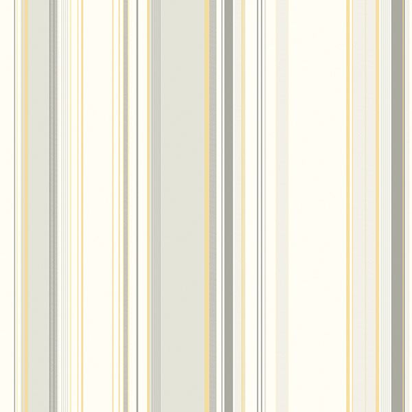 3113-585117 - Cape Elizabeth Grey Stripe Wallpaper - by Chesapeake