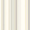 Picture of Cape Elizabeth Grey Stripe Wallpaper 