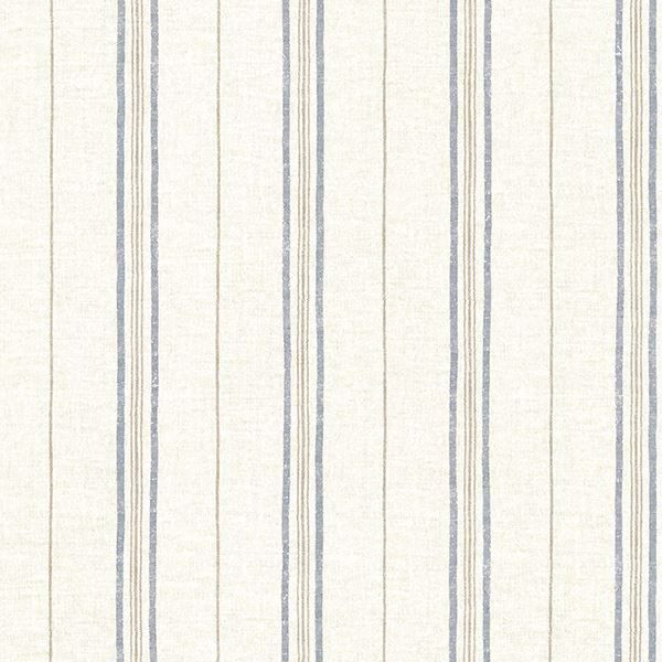 Picture of Catals Navy Grain Stripe Wallpaper 