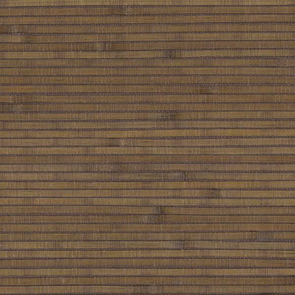 499BH187 Brown Bamboo Grasscloth Wallpaper by Lucky Day Wallpaper