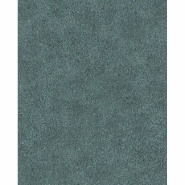 Picture of Holstein Teal Faux Leather Wallpaper 