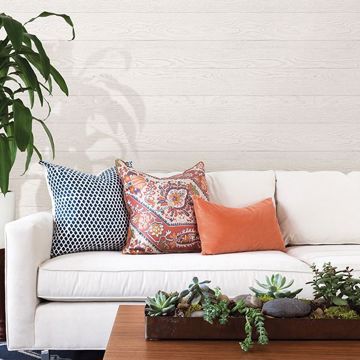 Show details for Salvaged White Wood Wallpaper