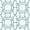 Picture of Summer Teal Trellis Wallpaper