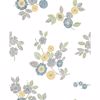 Picture of Malaga Grey Floral Wallpaper 