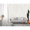 White Wooden Wall Wall Mural