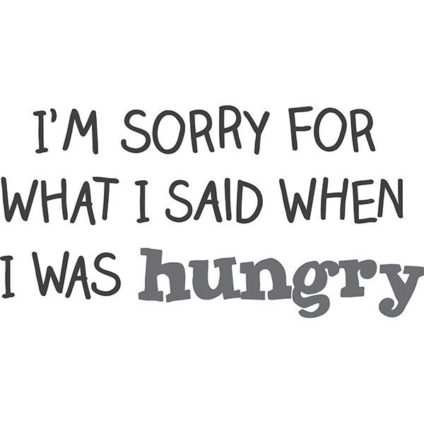 DWPQ2379 - Hungry Wall Quote - by WallPops