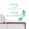 Picture of Mermaid  Wall Quote Decals