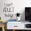 Picture of Cant Adult   Wall Quote Decals
