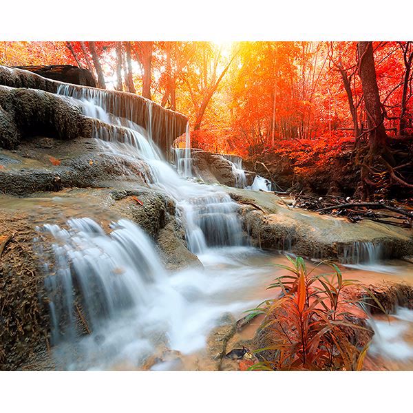 Picture of Autumn Waterfall Wall Mural 