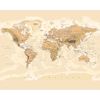 Picture of Sepia World Wall Mural 