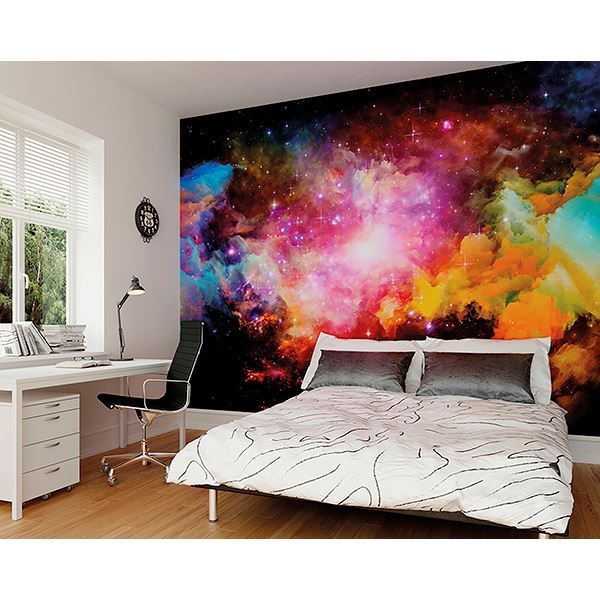 WALS0248 Galaxy Stars Wall Mural by OhPopsi