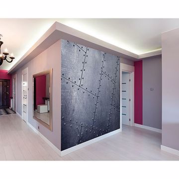Show details for Tiled Metal Wall Mural