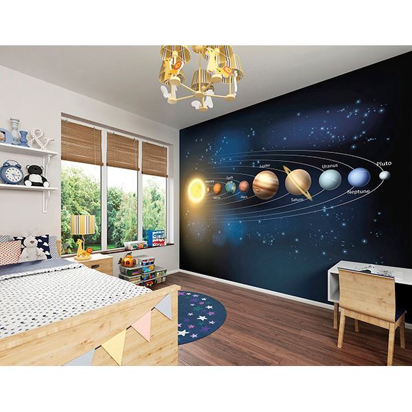 Wals0270 Planets Wall Mural By Ohpopsi 5936