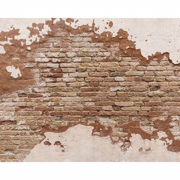 Show details for Distressed Brick Wall Mural