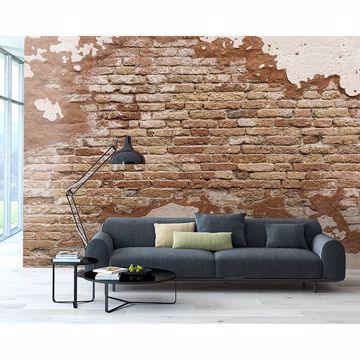 Show details for Distressed Brick Wall Mural