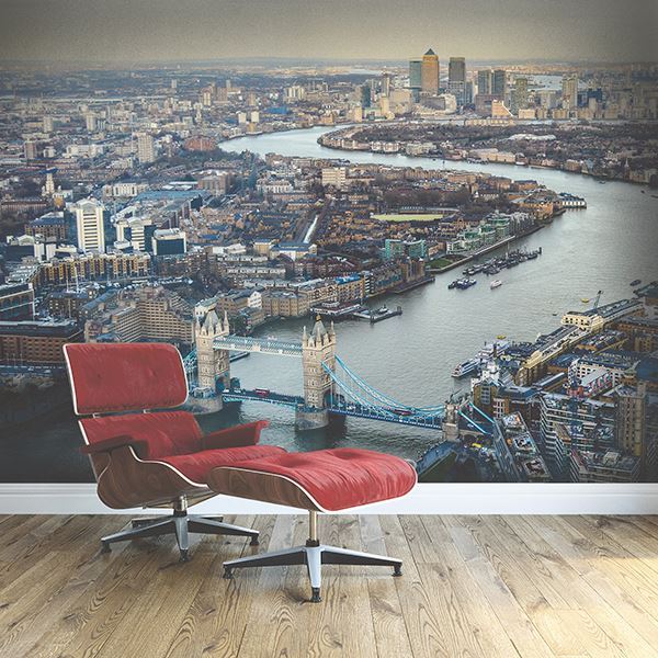 WR50531 London Skyline Wall Mural by Wall Rogues