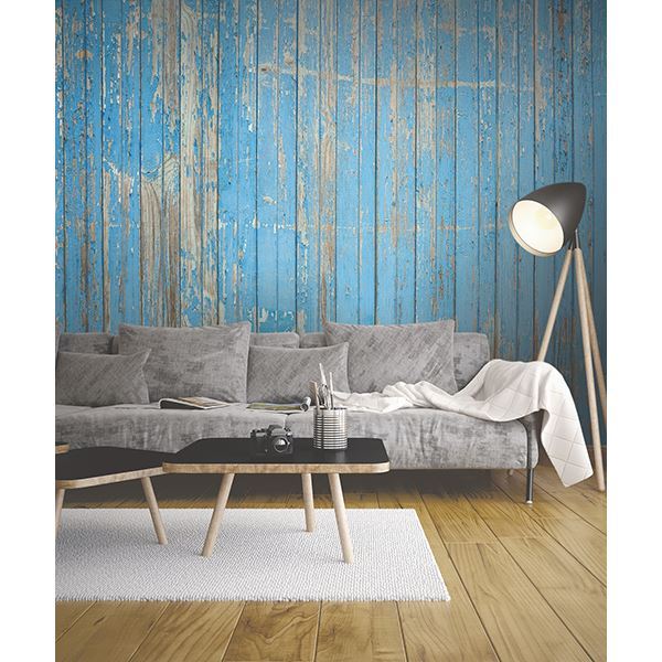 WR50544 Wooden Panels Wall Mural by Wall Rogues