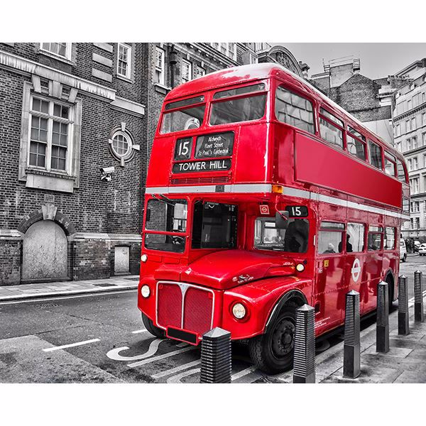 Picture of London Bus Wall Mural