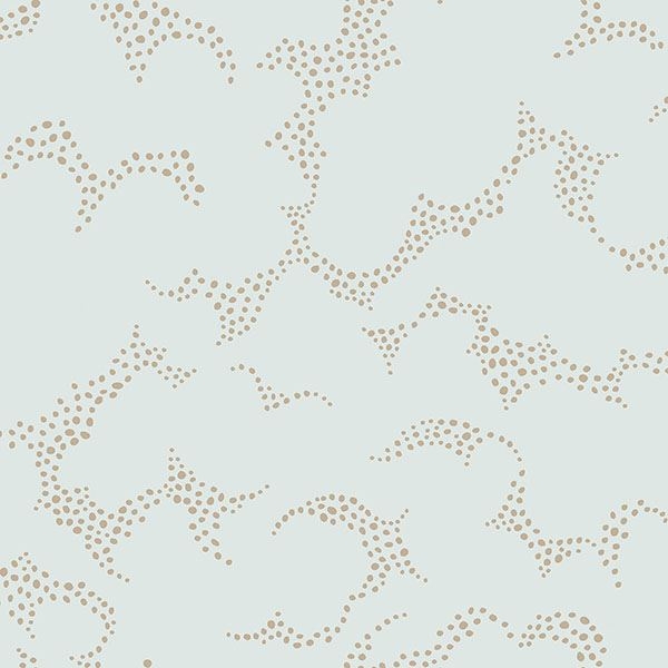 Picture of Himmel Mint Abstract Dots Wallpaper