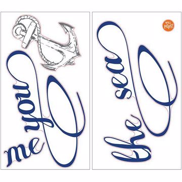Show details for You, Me & the Sea Wall Quote Decals