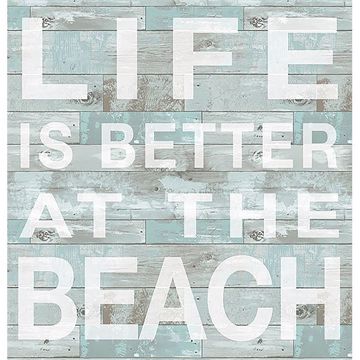 Show details for Better at the Beach Wall Quote Decals