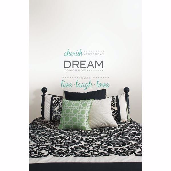 Picture of Cherish Dream Live - Wall Quotes Wall Decals 