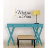 Picture of Meet Me in Paris Wall Quote Decals 