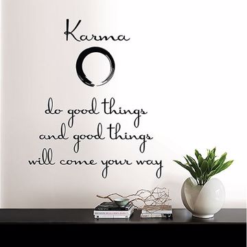 Show details for Karma Wall Quote Decals