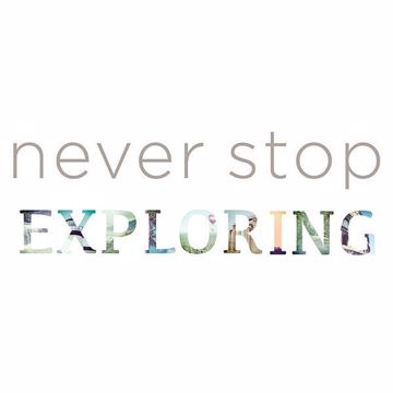 Show details for Never Stop Exploring Wall Quote Decals