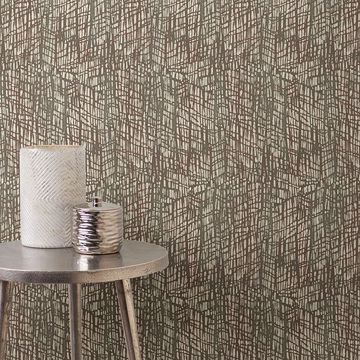 Show details for Shimmer Red Abstract Texture Wallpaper
