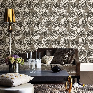 Modern Floral Wallpaper | Contemporary Floral Wallpaper