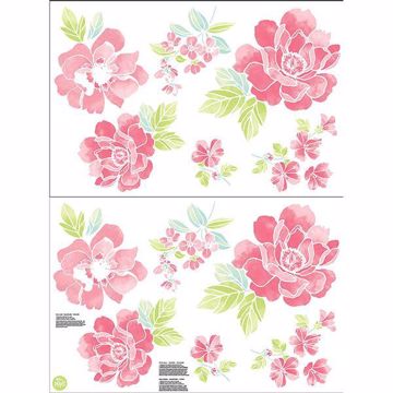 Show details for Sitting Pretty Flowers Wall Art Kit