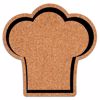 Chef's Hat Cork Decal peel and stick art