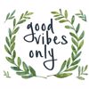Good Vibes Only Wall Quote Decals