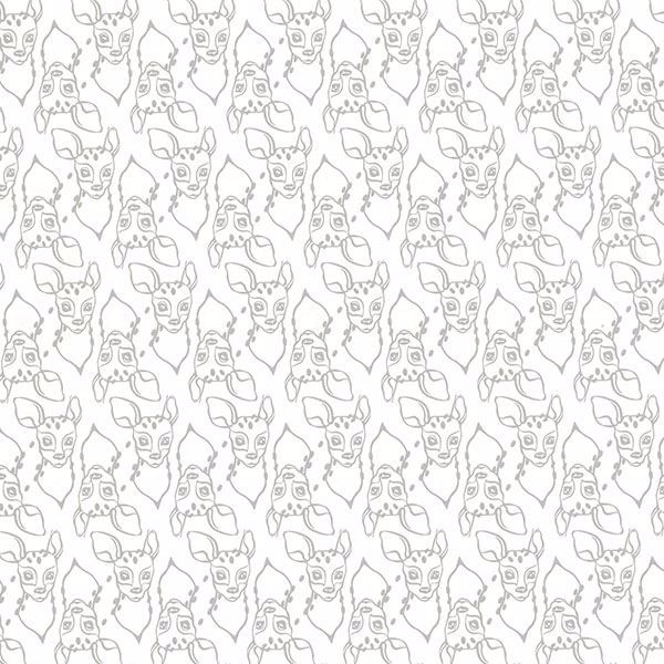Picture of Oh Deer White Animal Wallpaper 