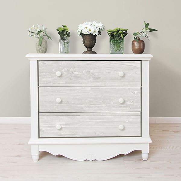 NU2397 Grey Wood Plank Peel and Stick Wallpaper by NuWallpaper