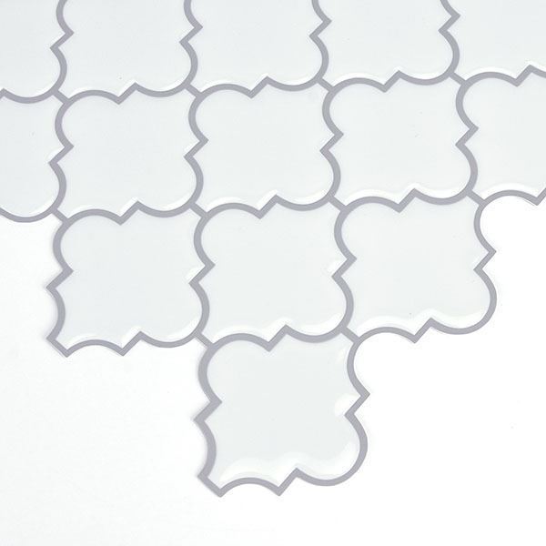 quatrefoil peel and stick backsplash
