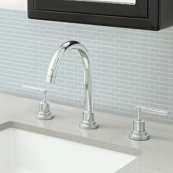 NH2361 Sea Glass Peel and Stick Backsplash Tiles by In Home