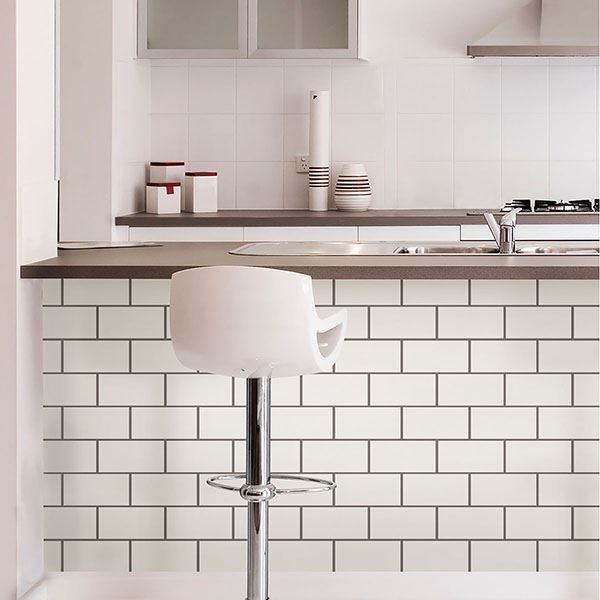 NH2363 - Subway Peel and Stick Backsplash Tiles - by In Home