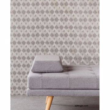 Show details for Geometric Grey Bechar Wallpaper
