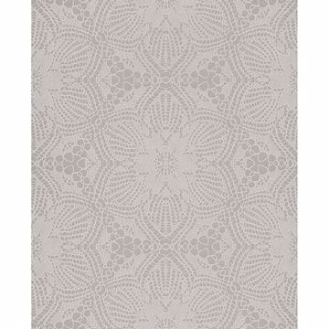 Picture of Medallion Grey Seychelles Wallpaper 