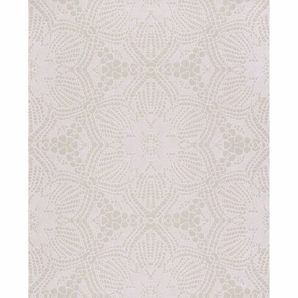 Picture of Seychelles Champagne Medallion Wallpaper 