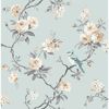 Picture of Chinoiserie Blue Floral Wallpaper 