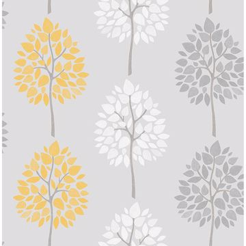 Picture of Alder Grey Tree Wallpaper 