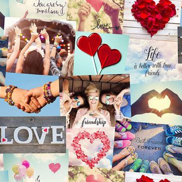 Show details for Cara Multicolor Collage Wallpaper