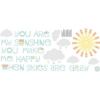 Sunshine Wall Wish Wall Quote Decals