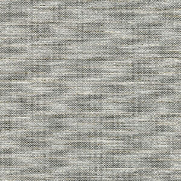 Picture of Bay Ridge Grey Faux Grasscloth Wallpaper 
