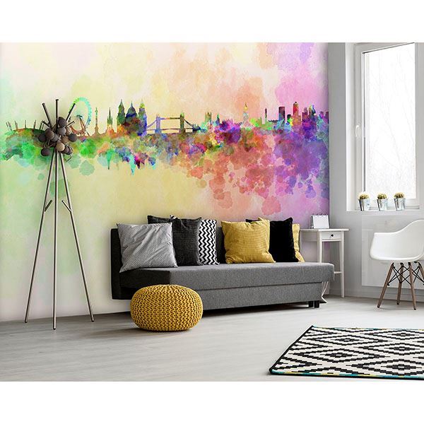 FDM50573 - London Skyline Wall Mural by Wall Rogues