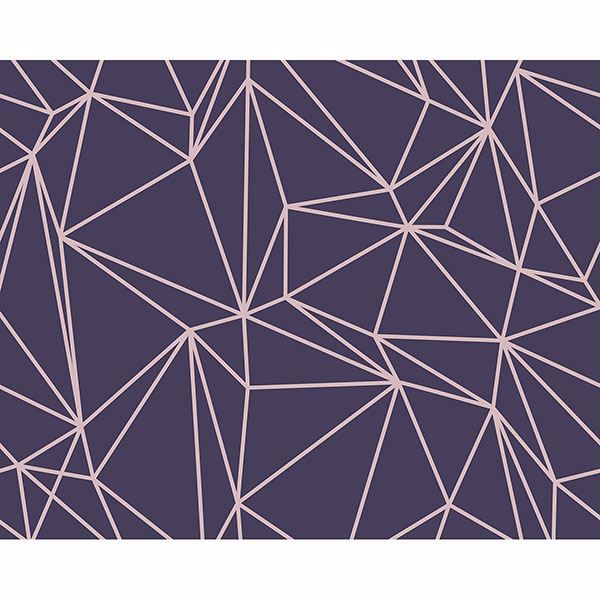 Picture of Purple Vertex Wall Mural 