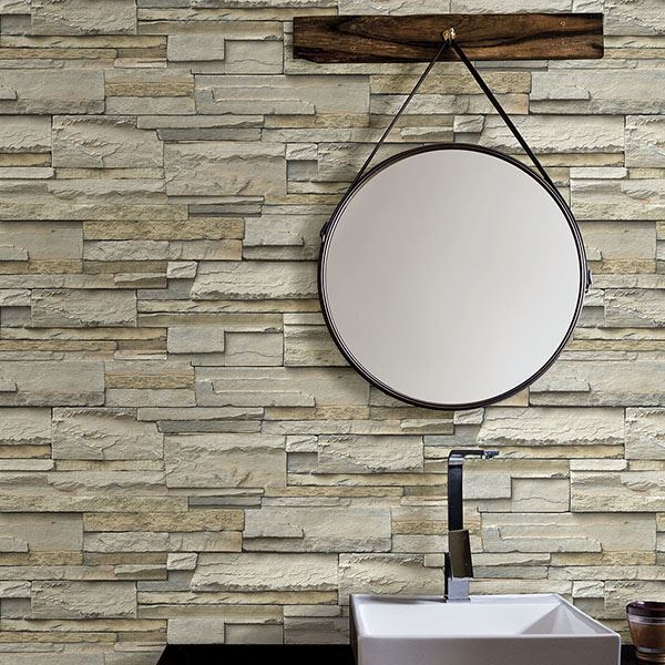 NU2675 Slate Peel and Stick Wallpaper by NuWallpaper